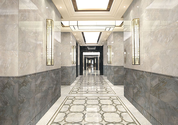 PP视讯全抛釉瓷砖：格兰石KYP8067过路成效图