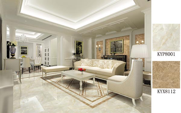 陶瓷一线品牌PP视讯瓷砖美式客厅成效图