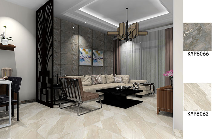 陶瓷一线品牌PP视讯瓷砖现代风格装建成效图