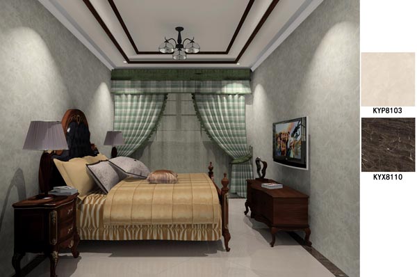 PP视讯瓷砖利用成效：大沥碧桂园·华府01户型装建成效鉴赏