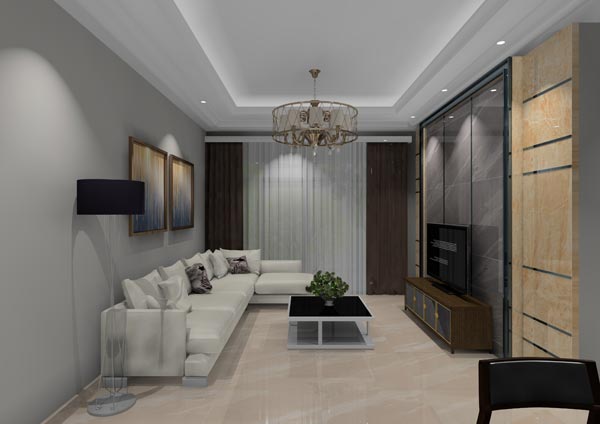 PP视讯家装：佛山灯湖华府90㎡现代简约装建成效鉴赏