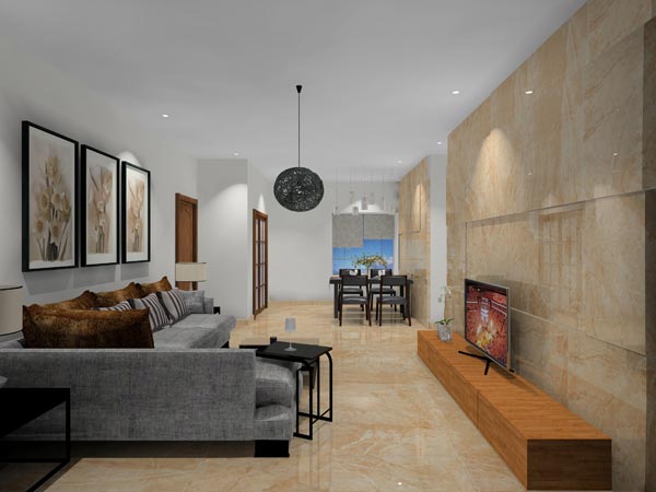 PP视讯家装：佛山灯湖华府90㎡现代简约装建成效鉴赏