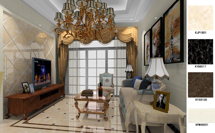 PP视讯家装：东莞南城丽水佳园75㎡简欧风格装建鉴赏