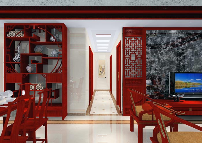 PP视讯家装：佛山合景新鸿基·泷景113㎡新中式装建成效鉴赏