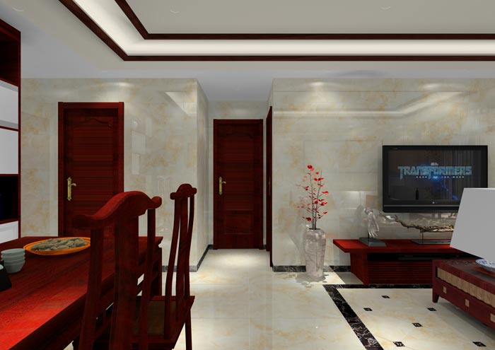 PP视讯家装：佛山合景新鸿基·泷景100㎡新中式装建成效鉴赏