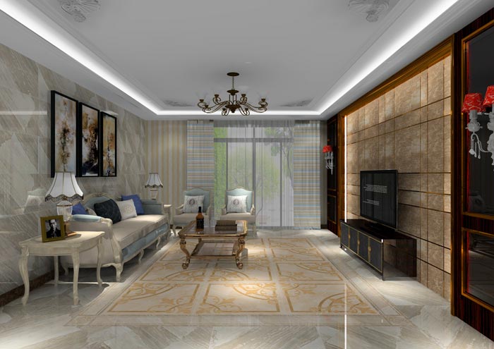 PP视讯家装：佛山水悦龙湾141㎡简欧装建成效鉴赏