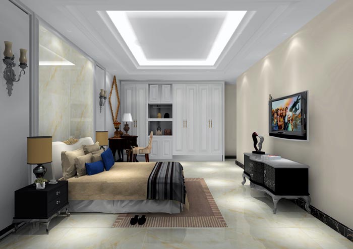 PP视讯家装：佛山恒宝御龙湾128㎡的欧式风格装建鉴赏