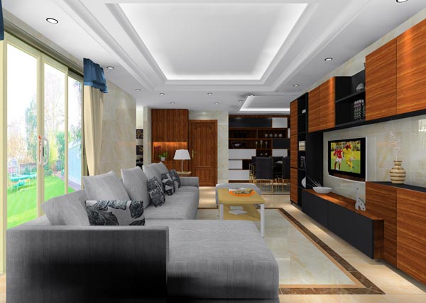 PP视讯家装：井冈山和谐家园安设幼区130㎡简约风格装建鉴赏