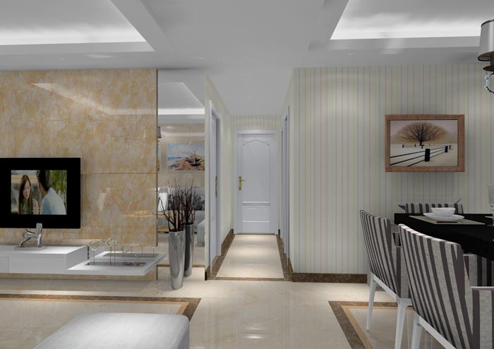 PP视讯家装：佛山狮山上林苑91㎡简约风格装建鉴赏