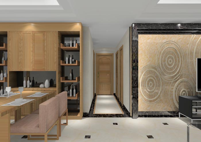 PP视讯家装：顺德碧桂园桂澜山108㎡的新中式风格装建鉴赏