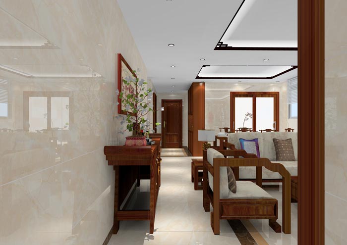 PP视讯家装：佛山龙湖春江名城120㎡的中式风格装建鉴赏