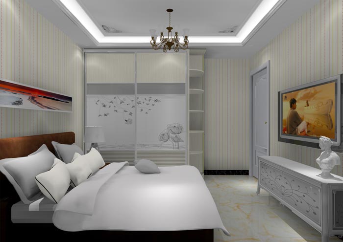 PP视讯家装：佛山佛山容桂颐澳花圃90㎡的简欧风格装建鉴赏