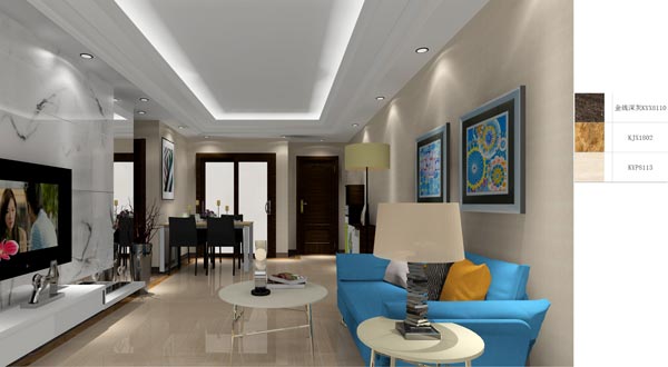 PP视讯家装：成都时期锦绣59㎡的现代风格装建鉴赏