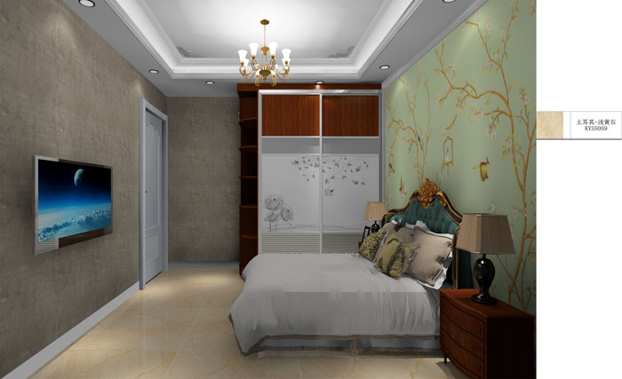 PP视讯家装：成都时期锦绣78㎡的简欧风格装建鉴赏