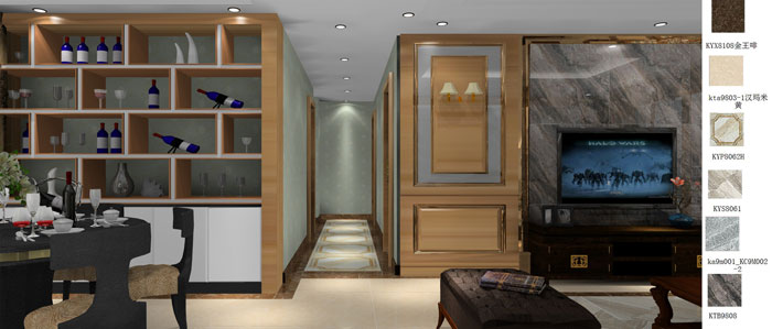 PP视讯家装：成都中环丰锦155㎡的欧式风格装建鉴赏