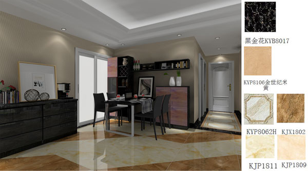 PP视讯家装：佛山禅城怡翠晋盛花圃100㎡的现代风格装建鉴赏