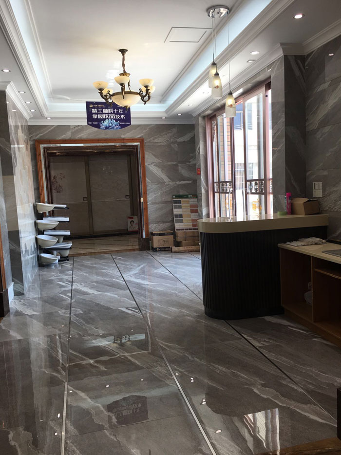 【专卖店推荐】陶瓷一线品牌PP视讯瓷砖潮南店实景鉴赏