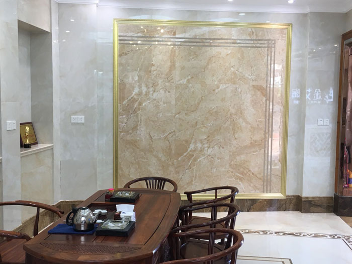 【专卖店推荐】陶瓷一线品牌PP视讯瓷砖潮南店实景鉴赏