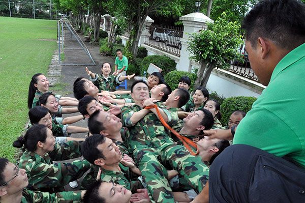 2013年8月PP视讯拓展训练