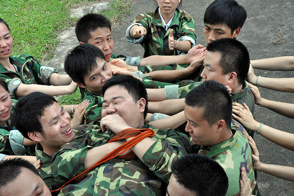 2013年8月PP视讯拓展训练